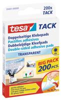 tesa TACK Dubbelzijdige kleefpads Transparant Inhoud: 200 stuk(s) - thumbnail