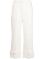 3.1 Phillip Lim pantalon crop à ourlet structuré - Marron