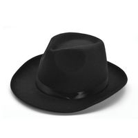 Zwarte Fedora verkleed hoed voor volwassenen   -