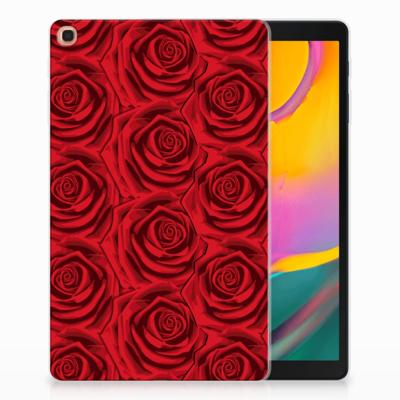 Samsung Galaxy Tab A 10.1 (2019) Siliconen Hoesje Red Roses Samsung Galaxy Tab A 10.1 (2019) Siliconen Hoesje Red Roses