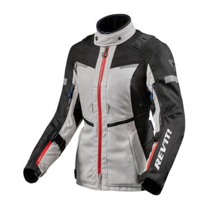 REV'IT! Sand 4 H2O Lady Jacket, Textiel motorjas dames, Zilver Zwart