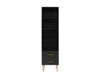 Bopita Boekenkast Floris Black/Natural