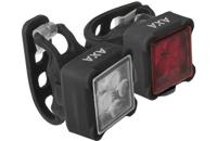 Axa - Niteline 44 Fietslamp Koplamp + Achterlicht Set Inclusief Batterij