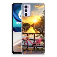 Motorola Moto G42 Siliconen Back Cover Amsterdamse Grachten - thumbnail