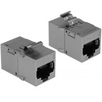 Delock Keystone module RJ45 bus > RJ45 bus Cat.6A metaal