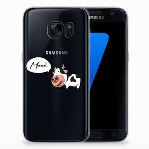 Samsung Galaxy S7 Telefoonhoesje met Naam Cow