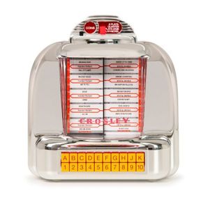 Crosley Corsair Diner Jukebox Tafelmodel Radio - Zilver