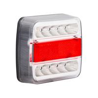 Trailergear TRAILERGEAR Achterlicht 10x10cm. LED WIT L=R