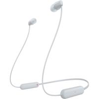 Sony WI-C100 Headset Draadloos In-ear Oproepen/muziek Bluetooth Wit