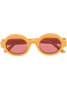 Marni Eyewear lunettes de soleil à monture ronde - Orange