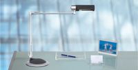 Maul MAULoffice 8215095 Bureaulamp Spaarlamp E27 20 W Zilver, Zwart - thumbnail