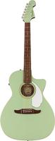 Fender Newporter Player WN Surf Green - Akoestische gitaar