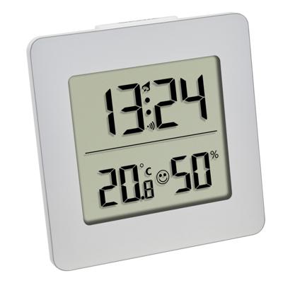 TFA Dostmann digitaal weerstation - zilver - hygrometer - thermometer - voor binnen TFA Dostmann digitaal weerstation - zilver - hygrometer - thermometer - voor binnen