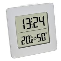 TFA Dostmann digitaal weerstation - zilver - hygrometer - thermometer - voor binnen