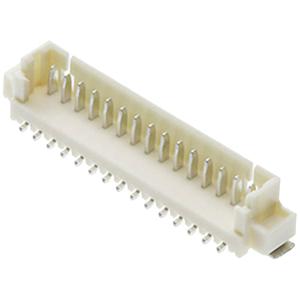 Molex 533980576 Male header, inbouw (standaard) Totaal aantal polen: 5 Rastermaat: 1.25 mm Inhoud: 1 stuk(s) Tape on Full reel