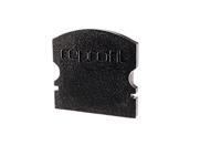 Reprofiel eindkap F-AU-02-12, 2 stuks, 18 mm, zwart 978562