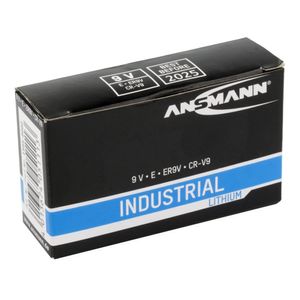 Ansmann Lithium Industrial 6LR61 9V batterij (blok) Lithium 1200 mAh 9 V 5 stuk(s)