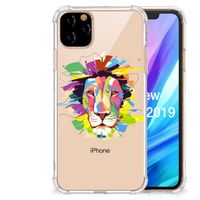 Apple iPhone 11 Pro Max Stevig Bumper Hoesje Lion Color