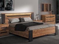 Bed PAULETTE 180x200 cm tropix hout - thumbnail