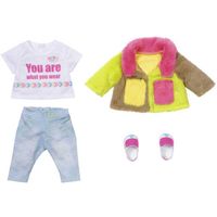 BABY born - Deluxe Colour Coat Poppenkledingset poppen accessoires - thumbnail