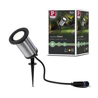 Paulmann 94285 Plug & Shine LED buitenlamp spot Classic incl. 1x5,1 watt IP65 beschermd tegen waterstralen antraciet tuinlicht metaal warmwit 3000 K
