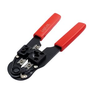 LogiLink WZ0004 kabel krimper Krimptang Zwart, Rood