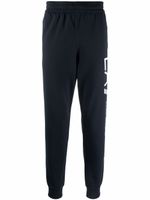 Ea7 Emporio Armani pantalon de jogging à logo imprimé - Bleu