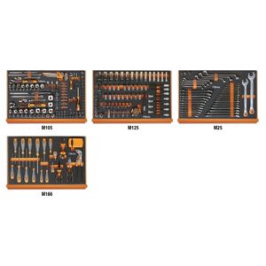 Beta 5988L/4M ?273 delig assortiment gereedschappen in EVA foam inlegbakken - 059881088 059881088