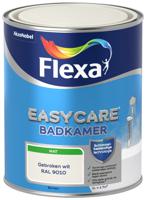 Flexa Easycare Muurverf Badkamer Mat - RAL 9010 - 1 liter - thumbnail