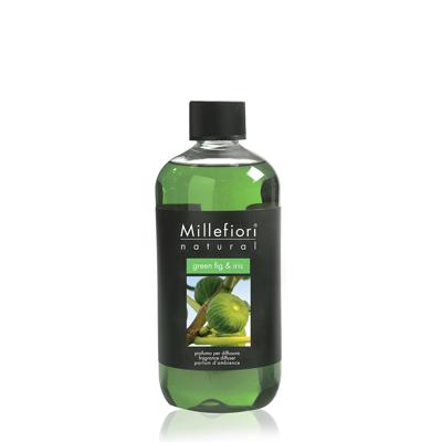 Millefiori Navulling voor geurstokjes 500ml Green Fig & Iris