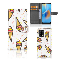 OPPO A74 4G Book Cover Icecream - thumbnail