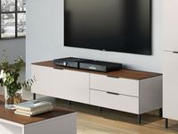 TV-meubel CALIFREE 1 deur en 2 lades kasjmier/walnoot