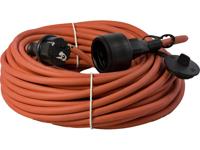 HAWA 10082101 Stroom Verlengkabel 16 A Rood 10.00 m H07RN-F 3G 1,5 mm²