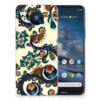 Siliconen Hoesje Nokia 8.3 Barok Flower