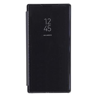 Shop4 - Samsung Galaxy Note 10 Hoesje - Clear View Case Zwart Shop4 - Samsung Galaxy Note 10 Hoesje - Clear View Case Zwart