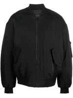 Filippa K veste bomber zippée à effet froissé - Noir