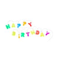 Kikkerland lichtslinger Happy Birthday led 10W 122 cm