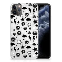 Silicone Back Case Apple iPhone 11 Pro Max Silver Punk - thumbnail