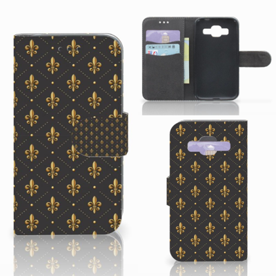 Samsung Galaxy Core Prime Telefoon Hoesje Franse Lelie Samsung Galaxy Core Prime Telefoon Hoesje Franse Lelie