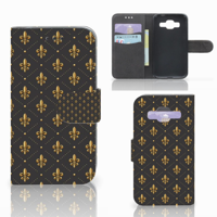 Samsung Galaxy Core Prime Telefoon Hoesje Franse Lelie