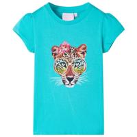 Kindershirt 128 mintkleurig, kinderkleding, jongenskleding, hippe kinderkleding, kinderkled, meisjeskleding, leuke kinderkleding, stoere kinderkleding