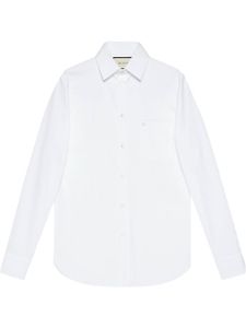 Gucci chemise à col pointu - Blanc