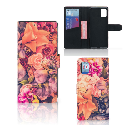 Samsung Galaxy M51 Hoesje Bosje Bloemen