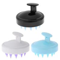 Glamza Massage Kam - Silicone Scalp Massaging Comb - Wit - 1 Stuk