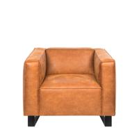 Fauteuil Bold cognac 90cm