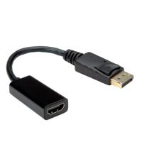 VALUE 12.99.3138 video kabel adapter 0,15 m DisplayPort HDMI Type A (Standaard) Zwart - thumbnail