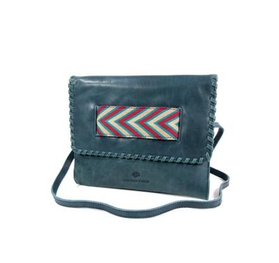 friendship damestas clutch avondtasje jeansblauw