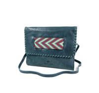 friendship damestas clutch avondtasje jeansblauw