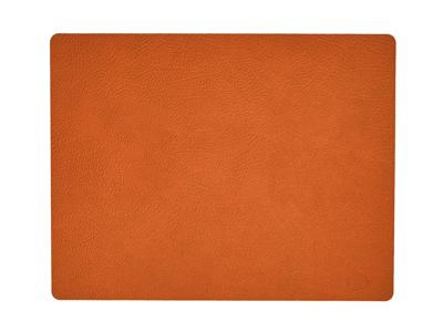 LIND DNA Placemat Leer Hippo Oranje 35 x 45 cm