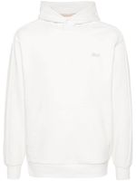 Boggi Milano hoodie en coton à logo brodé - Blanc